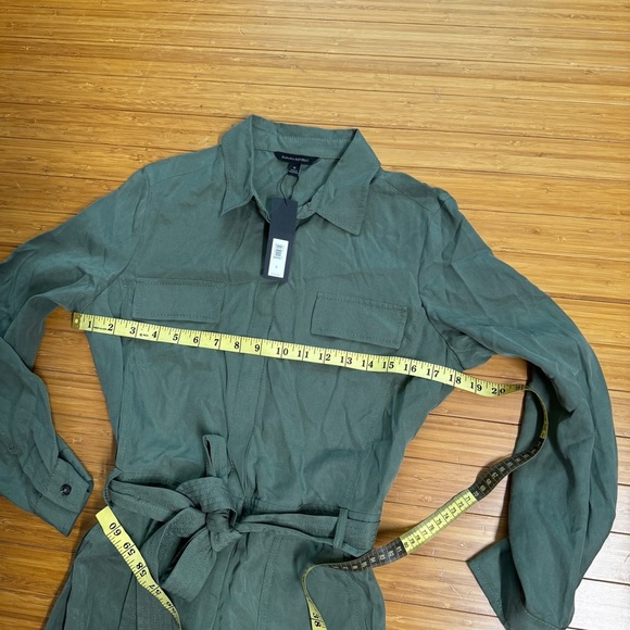 Banana Republic green army jumpsuit size 6 NWT long sleeve - Picture 5 of 10